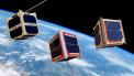 CubeSats orbiting Earth (ESA)